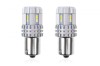 Set becuri auto cu LED CANBUS compatibil P21 R5W/R10W 22 SMD Alb 12V/24V,, Amio