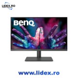 Monitor LED BenQ PD2705U, 27", 4K UHD (3840&times;2160), IPS, 60Hz, 5ms (GtG), 99% sRGB, HDR10, Flicker-Free, Low Blue Light, 2&times; HDMI 2.0, DP 1.4, USB-C (DP