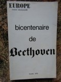 Europe: revue mensuelle BICENTENAIRE DE BEETHOVEN