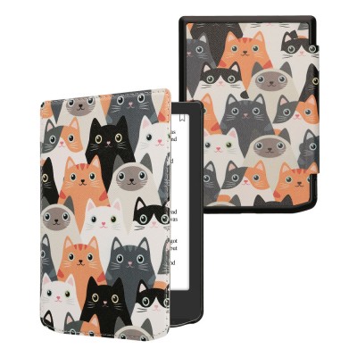 Husa Kwmobile pentru PocketBook Verse/Verse Pro, Multicolor, Piele ecologica, KWM000023RQ003C foto
