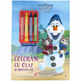 Disney. Regatul de gheață. Sărbători cu Olaf. Colorăm cu Olaf și prietenii lui (conține 4 creioane cerate), Litera