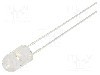 Dioda LED, 5mm, galbena, 2180...3000mcd, 10...15mA, 12V DC, OPTOSUPPLY - OSY5PA5E31B-12V