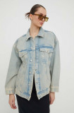 Tommy Jeans geacă din denim femei, de tranziție, oversize DW0DW16995