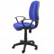 Scaun pentru birou, inaltime maxima 104 cm, suporta maxim 80 kg, Albastru
