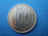 100 DINARI 1988 JUGOSLAVIA