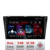 Navigatie Mazda 3 2004-2009 D-161 Octa Core cu Android Radio Bluetooth Internet GPS WIFI DSP 3+32 GB 4G KIT-161 LENOVO LITE CarStore Technology