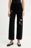 Never Fully Dressed pantaloni de trening culoarea negru, NFDKN727
