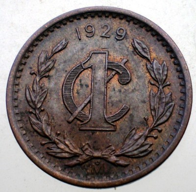 J.397 MEXIC 1 CENTAVO 1929 foto