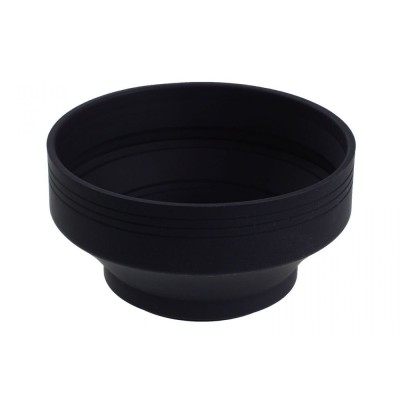 Parasolar 3 in 1 ​JJC LS-55S din silicon pe filet 55mm foto