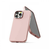 Husa iPhone 13 Pro Lemontti Regular Silicon Sand Pink