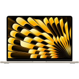 Laptop Apple MacBook Air 13, cu procesor Apple M3, 8 nuclee CPU si 8 nuclee GPU, 8GB, 256GB, Starlight, INT KB