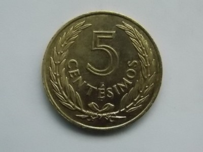5 CENTESIMOS 1960 URUGUAY foto