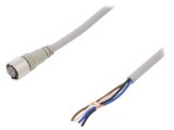 Cablu Conectare M12 4 Pin 5m PVC XS5F-D421-G80-F