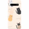 Husa silicon personalizata pentru Samsung Galaxy S10, Meow