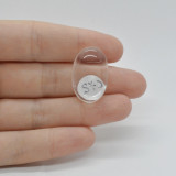 Cabochon cristal de stanca 25x16x7mm c72