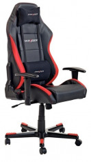 Scaun gaming rotativ DX-Racer negru/rosu foto