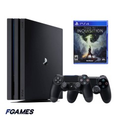Consola Sony Playstation 4 Pro Ps4 1tb + Doua Controllere + Dragon Age: Inquisition PlayStation 4, Second-Hand