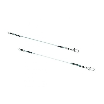 Conector Cosulet Feeder Filfishing Elastic Gum Rigs with Swivel Snap, 10cm, 2buc/pac foto