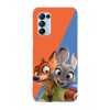 Husa compatibila cu Oppo A77 model Zootopia friends, Silicon, TPU, Viceversa, Transparent, Carcasa