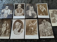 19 carti postale interbelice Rudolf Valentino, diferite, necirculate, impecabile