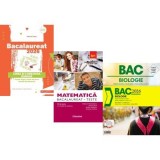 Pachet Bacalaureat 2026. Limba si literatura romana, Matematica M1. Teste si Biologie. Notiuni teoretice si teste pentru clasele 9-10 - Mihaela Dobos,