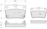 MTR MT614 set placute frana,frana disc