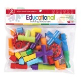 Set constructie Educativ piese lego tip conducte 26 piese