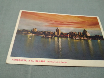 CARTE POSTALA - INTERBELICA CANADA- VANCOUVER NRCIRCULATA foto