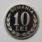 10 LEI 2003 . PROOF . DIN SET DE MONETARIE 2003 .
