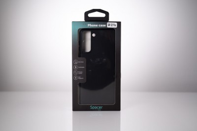 Husa Samsung Galaxy S21 Plus Spacer, negru, grosime 1.5mm, material flexibil TPU &amp;quot;SPPC-SM-GX-S21P-TPU&amp;quot; foto
