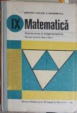 MATEMATICA GEOMETRIE SI TRIGONOMETRIE, MANUAL PENTRU CLASA A IX-A-A. COTA, M. RADO, M. RADUTIU, F. VORNICES-349578