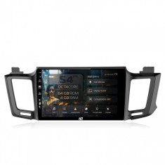 Navigatie Toyota RAV4 (2013-2018) 4GB RAM Android 13 Octacore Slot Sim 4G DSP GPS Wi-FI Carplay Android Auto USB Bluetooth Waze Touchscreen 10.1 Inch