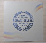 Romania 2018 - Carnet filatelic Rom&acirc;ni celebri (I) LP2198a - DOAR 500 EXEMPLARE. (T215)
