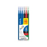 Pachet 12 buc set 6 Rezerve Roller Frixion Ball Pilot 0.7 mm varf mediu Rezerva roller Pilot Frixion Ball 0.7 mm 6 bucati/set