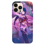 Husa compatibila cu Apple iPhone 14 Pro model Baal Genshin Impact, Silicon, TPU, Viceversa