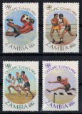 ZAMBIA 1984 - Sport, Jocuri Olimpice / serie completa MNH, Nestampilat