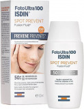 Isdin Spot Prevent Fusion Fluid de protectie solara pentru fata cu SPF 50+ , 50 ml