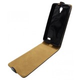 Husa flip neagra pentru Orange San Remo (Alcatel One Touch 6030 Idol)