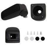 Cumpara ieftin Cotiera auto pentru VW POLO 6R/6C (2009-2017) negru 12x34x(35-47) cm ABS