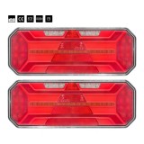 2 x LED 350mm Lumini Spate Dynamic Intermitente Camion Remorca 12v 24v E9