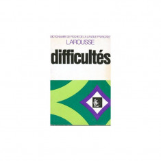 Difficultes - dictionnaire de poche de la langue francaise foto