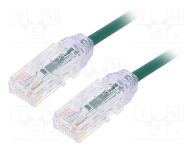 Patch cord PANDUIT TX6-28&amp;trade;, U/UTP 6 litat Cu LSZH verde 1m 28AWG foto