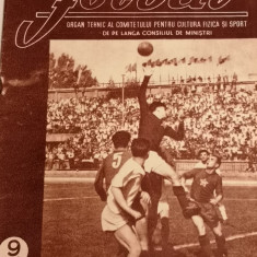 Revista veche fotbal - "FOTBAL"nr. 9 /1953