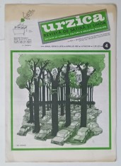 URZICA , REVISTA DE SATIRA SI UMOR , NR.4 , 1981 foto