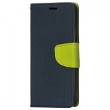 Husa Pentru HUAWEI P Smart Plus - Leather Fancy TSS, Bleumarin