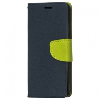 Husa Pentru MICROSOFT Lumia 550 - Leather Fancy TSS, Bleumarin foto