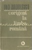 Corigent la Limba Romana - Ion Minulescu, Editura Minerva, 1971, Roman