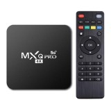 Mini PC TV Box Techstar&reg; MXQ PRO, UltraHD 4K, Quad-Core 64 Bit. 8GB RAM, 128GB ROM, 5G Wireless, Ethernet, Android 10