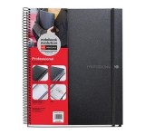 Cumpara ieftin Caiet cu spira, Miquelrius, Evolution, A5, matematica+velin, 120 file, coperta PP, negru