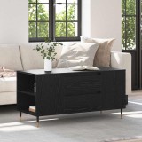 vidaXL Masă de cafea Stejar negru 102 x 44.5 x 50 cm Lemn compozit